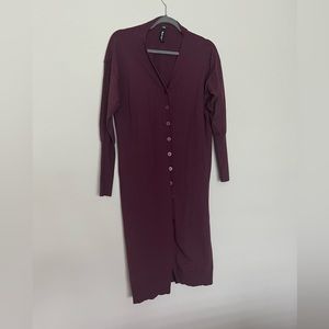 Design Lab Cardigan Sweater Dress